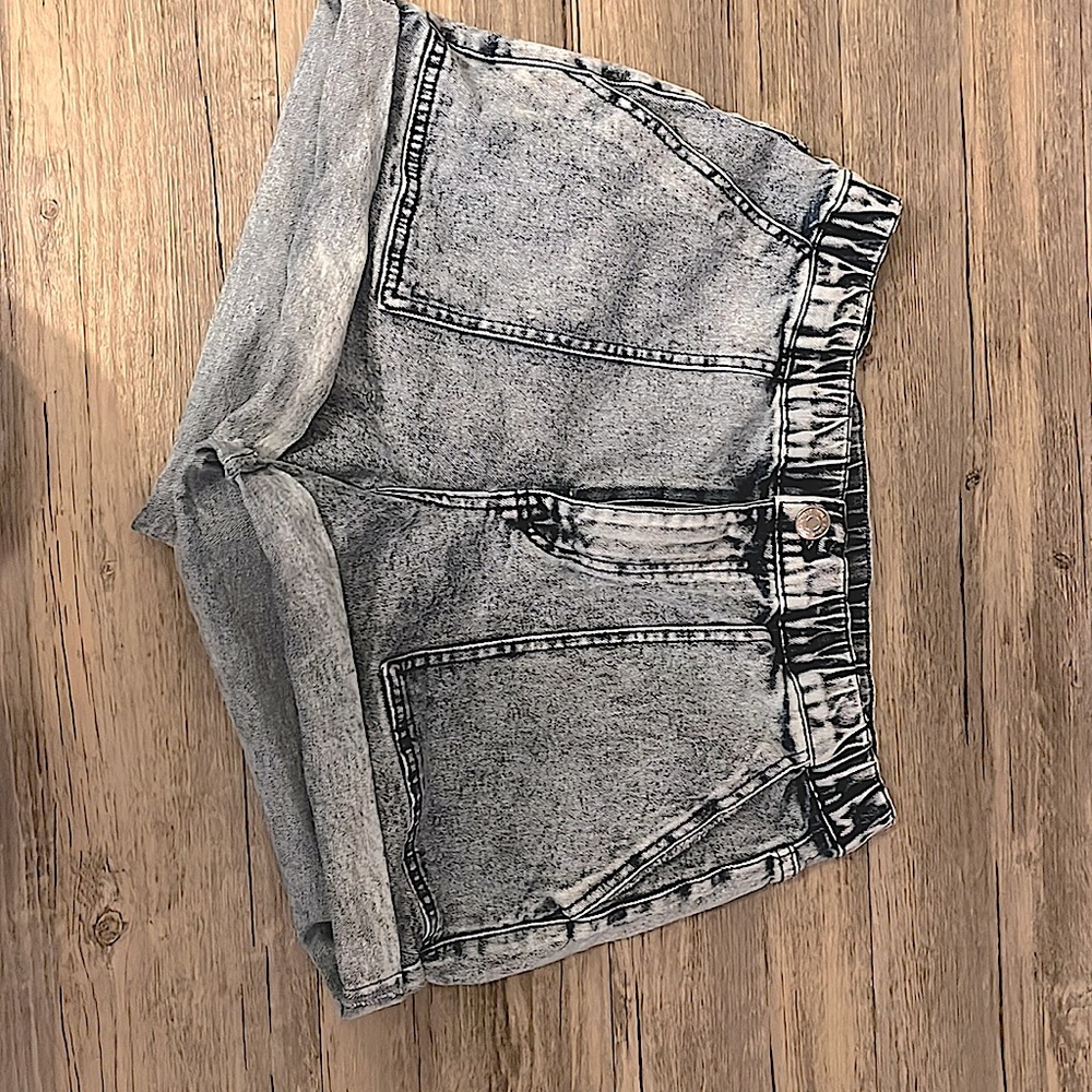 Denim shorts